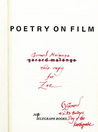 Poetry on Film.