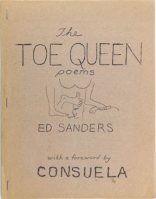 Item #40088 The Toe Queen Poems. Ed SANDERS.