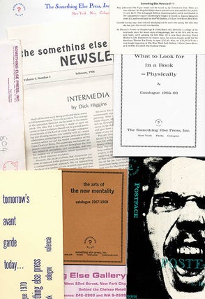 Item #40092 SOMETHING ELSE PRESS EPHEMERA. A collection of more than 30 ephemeral items produced...