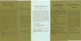 SOMETHING ELSE PRESS EPHEMERA. A collection of more than 30 ephemeral items produced by the Something Else Press between 1965 and 1972, including Newsletters, Newscards, Catalogues and Gallery announcements.