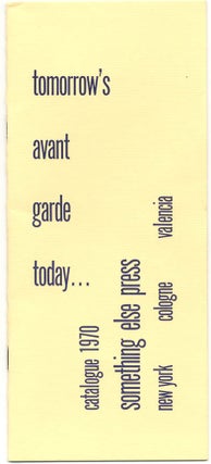 SOMETHING ELSE PRESS EPHEMERA. A collection of more than 30 ephemeral items produced by the Something Else Press between 1965 and 1972, including Newsletters, Newscards, Catalogues and Gallery announcements.