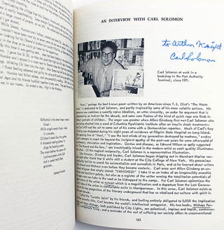 THE BEAT BOOK - Volume 4, 1974, of the unspeakable visions of the individual (California, PA: ed./pub. Arthur & Glee Knight, 1974).