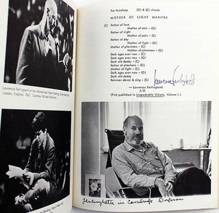 THE BEAT BOOK - Volume 4, 1974, of the unspeakable visions of the individual (California, PA: ed./pub. Arthur & Glee Knight, 1974).