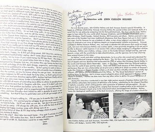 THE BEAT BOOK - Volume 4, 1974, of the unspeakable visions of the individual (California, PA: ed./pub. Arthur & Glee Knight, 1974).