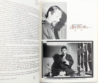 THE BEAT BOOK - Volume 4, 1974, of the unspeakable visions of the individual (California, PA: ed./pub. Arthur & Glee Knight, 1974).