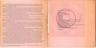 A small collection, including three early book publications accompanied by the author’s duplicated typescripts, c. 1976-84.