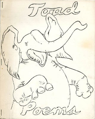 Item #40102 Toad Poems. Tom VEITCH