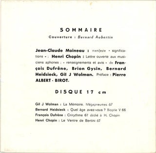 REVUE OU Cinquième Saison #33 (Paris: 1967).