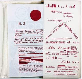 REVUE OU #40-41 (Ingatestone, Essex: March 1972).
