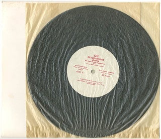 Item #40122 OU Revue-Disque 42-43-44. Henri CHOPIN