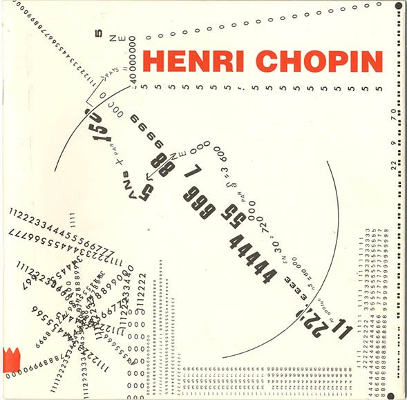 Item #40125 Revue Ou/Collection Ou. Henri Chopin. Zeitschrift/Grafik/Buecher/ Lautpoesie/Schallplatten. Henri CHOPIN.