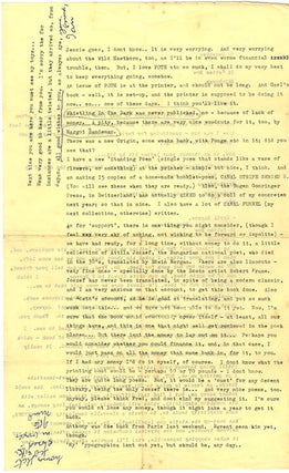 Typed Letter Signed to Fred Hunter, dated December 10th (1963).