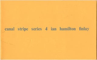 Item #40145 Canal Stripe Series 4. Ian Hamilton FINLAY