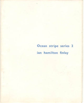 Item #40147 Ocean Stripe Series 2. Ian Hamilton FINLAY