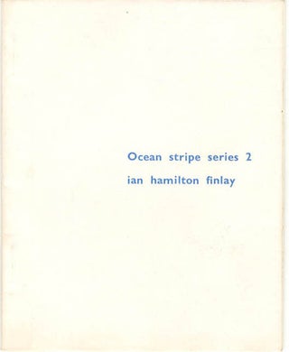 Item #40147 Ocean Stripe Series 2. Ian Hamilton FINLAY