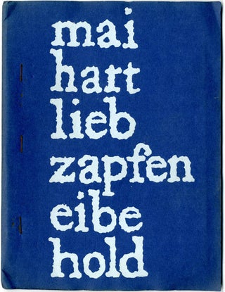 Item #40163 Mai Hart Lieb Zapfen Eibe Hold. Ernst JANDL
