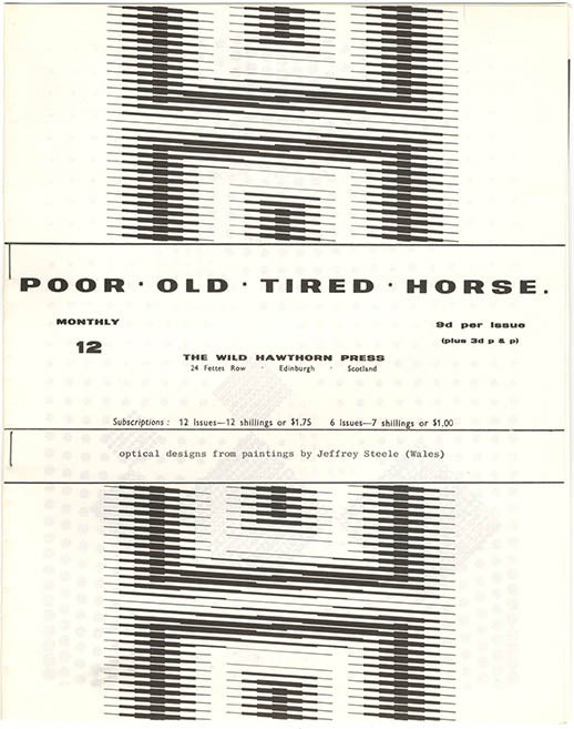 Item #40184 POOR. OLD. TIRED. HORSE. Number Twelve (Edinburgh: The Wild Hawthorn Press [1964]).