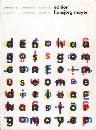 Item #40189 PUBLICATIONS AND WORKS BY EDITION HANSJÖRG MAYER