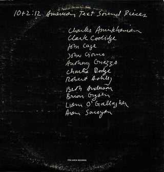 Item #40196 10 + 2: 12 AMERICAN TEXT SOUND PIECES