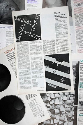 Item #40205 SIGNALS #1-11 (in 10), all published (London: Centre for Advanced Creative Study,...