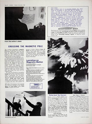 SIGNALS #1-11 (in 10), all published (London: Centre for Advanced Creative Study, August 1964 - January/February/March 1966).