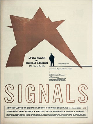 SIGNALS #1-11 (in 10), all published (London: Centre for Advanced Creative Study, August 1964 - January/February/March 1966).