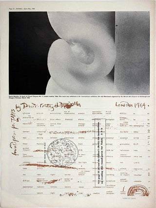 SIGNALS #1-11 (in 10), all published (London: Centre for Advanced Creative Study, August 1964 - January/February/March 1966).