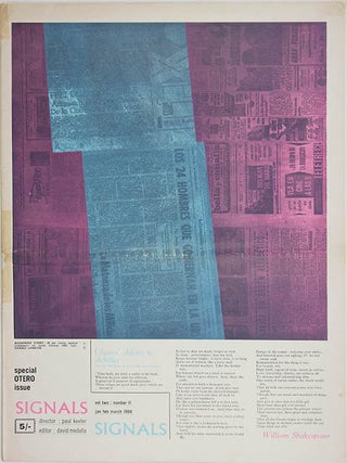 SIGNALS #1-11 (in 10), all published (London: Centre for Advanced Creative Study, August 1964 - January/February/March 1966).