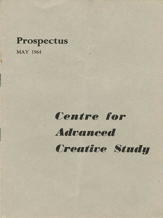 SIGNALS #1-11 (in 10), all published (London: Centre for Advanced Creative Study, August 1964 - January/February/March 1966).