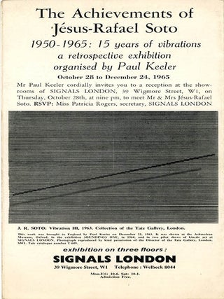 SIGNALS #1-11 (in 10), all published (London: Centre for Advanced Creative Study, August 1964 - January/February/March 1966).