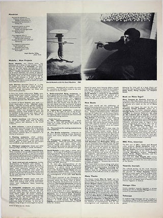 SIGNALS #1-11 (in 10), all published (London: Centre for Advanced Creative Study, August 1964 - January/February/March 1966).