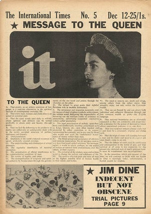 INTERNATIONAL TIMES #1-17 (London: October 14th, 1966-July 28th, 1967).