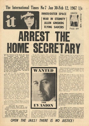 INTERNATIONAL TIMES #1-17 (London: October 14th, 1966-July 28th, 1967).