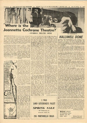INTERNATIONAL TIMES #1-17 (London: October 14th, 1966-July 28th, 1967).