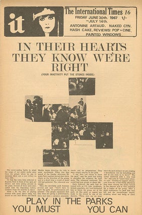 INTERNATIONAL TIMES #1-17 (London: October 14th, 1966-July 28th, 1967).