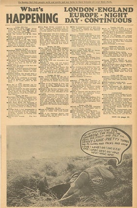 INTERNATIONAL TIMES #1-17 (London: October 14th, 1966-July 28th, 1967).