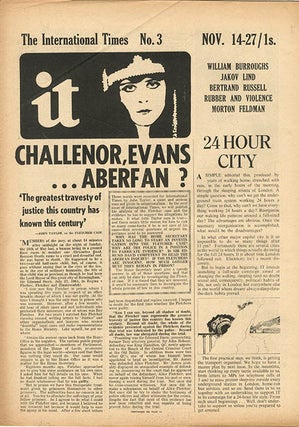 INTERNATIONAL TIMES #1-17 (London: October 14th, 1966-July 28th, 1967).