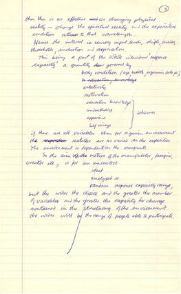 Degrees or Attitudes to Environmental Control.