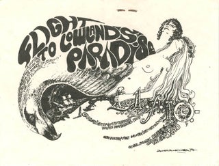 Flyer + ticket for the Flight to Lowlands’ Paradise, Magriethal of the Jaarbeurs, Utrecht, November 24th-25th, 1967.