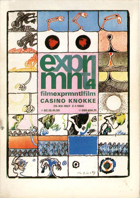 Item #40218 EXPRMNTL 4. Catalogue for the 4th Knokke Experimental Film Festival, held in Knokke-le-Zoute, Belgium, December 25th, 1967-January 2nd, 1968. The ARTS LAB.