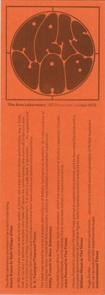 Item #40224 Promotional leaflet with subscriber and membership forms, nd. (c. March 1968). The...