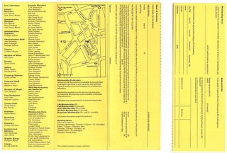Promotional leaflet with membership form (detached), nd. (c. Autumn 1968).