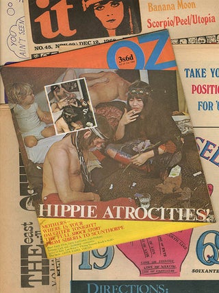 Item #40232 A group of six underground publications printing news, articles and information on...