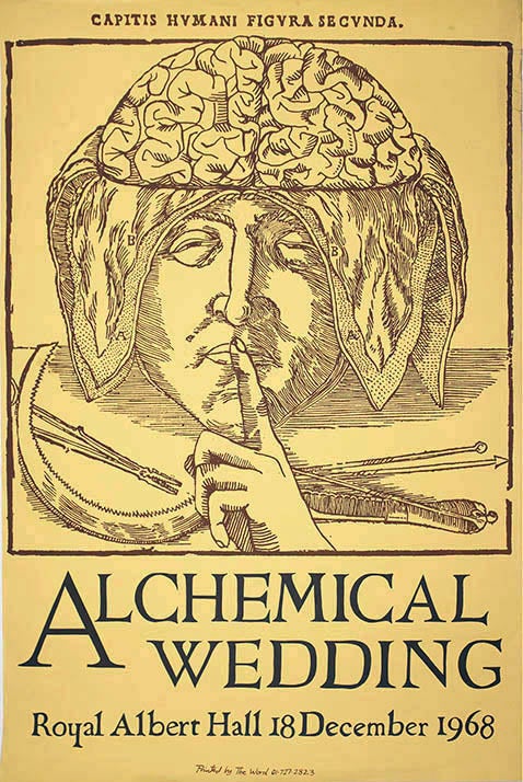 Item #40234 A poster announcing the ‘Alchemical Wedding’, a fundraiser for the Arts Lab and BIT organised by Jim Haynes and Jack Henry Moore at the Royal Albert Hall, December 18th, 1968. The ARTS LAB.