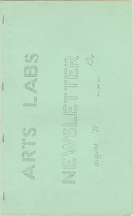 THE ARTS LABS NEWSLETTER (London: BIT Information Service, October 1969-August 1971). 17 issues (all published)