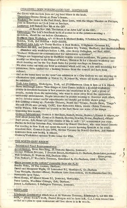 THE ARTS LABS NEWSLETTER (London: BIT Information Service, October 1969-August 1971). 17 issues (all published)