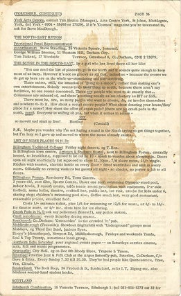 THE ARTS LABS NEWSLETTER (London: BIT Information Service, October 1969-August 1971). 17 issues (all published)