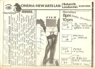 Item #40247 Flyer for ‘London Filmmakers’ series (part of the ‘English Film-makers...