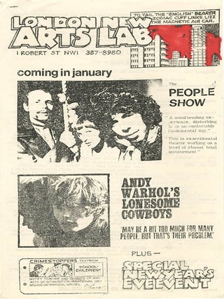 Item #40251 Printed schedule for December 16th, 1970-January 11th, 1971 + advertisement flyer for...