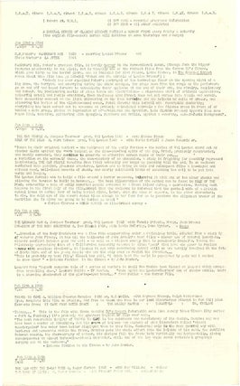 Printed flyer advertising a programme of ‘Classic Sci-Fi & Horror Movies’, January 29th-March 20th (1971), together with programme sheet.
